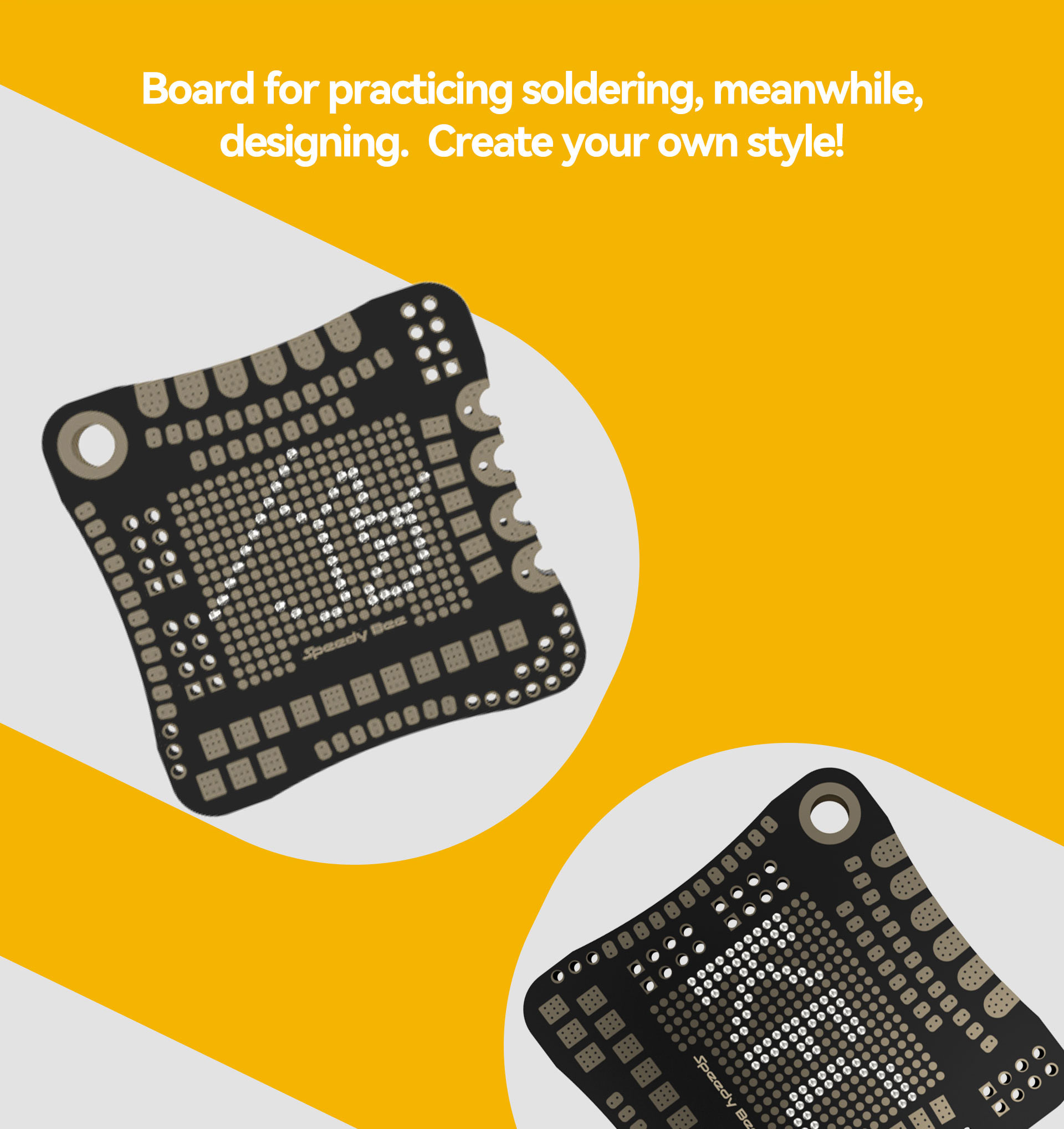 SpeedyBee FPV Soldering Practice Board