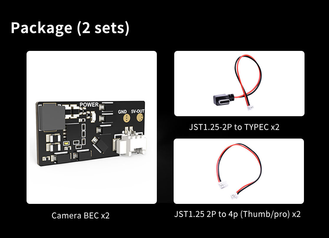 SpeedyBee Camera BEC