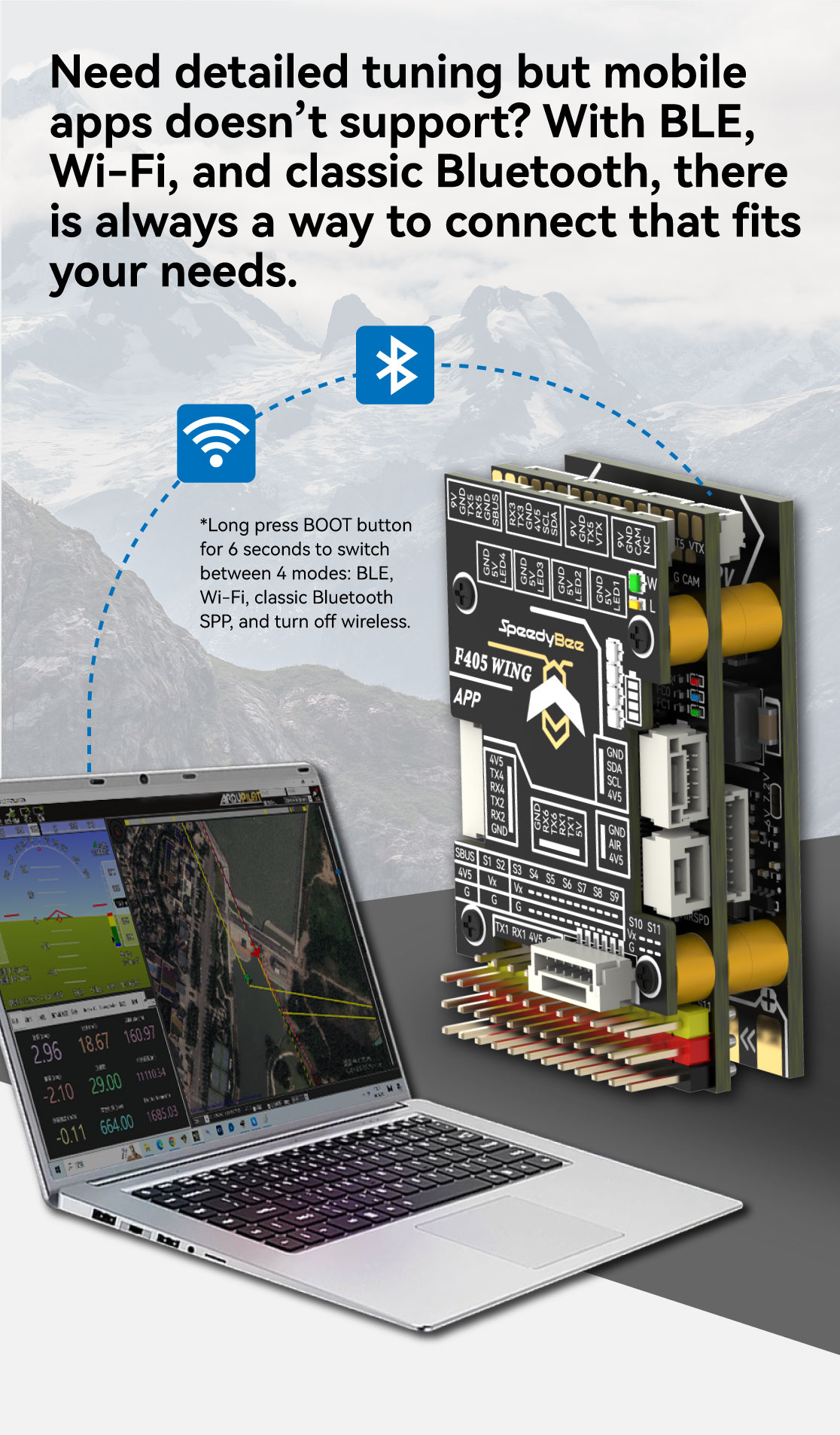 SpeedyBee F405 WING APP