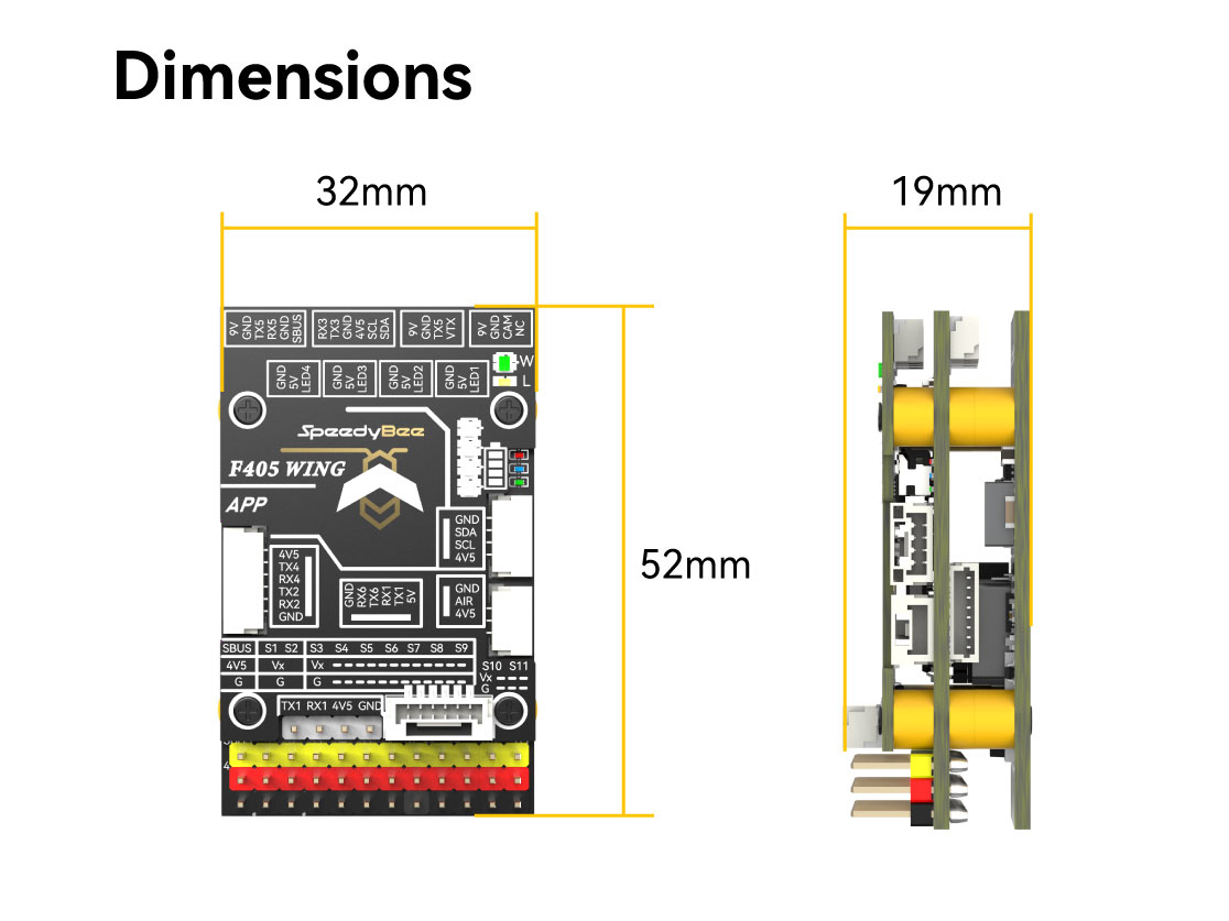 SpeedyBee F405 WING APP