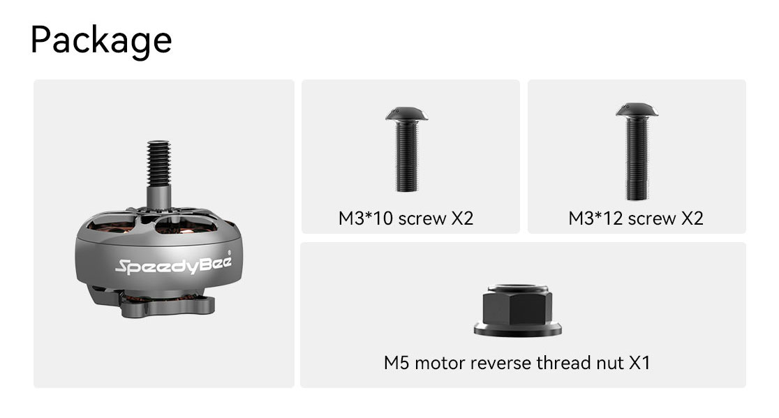 SpeedyBee 2807-1050KV Motor