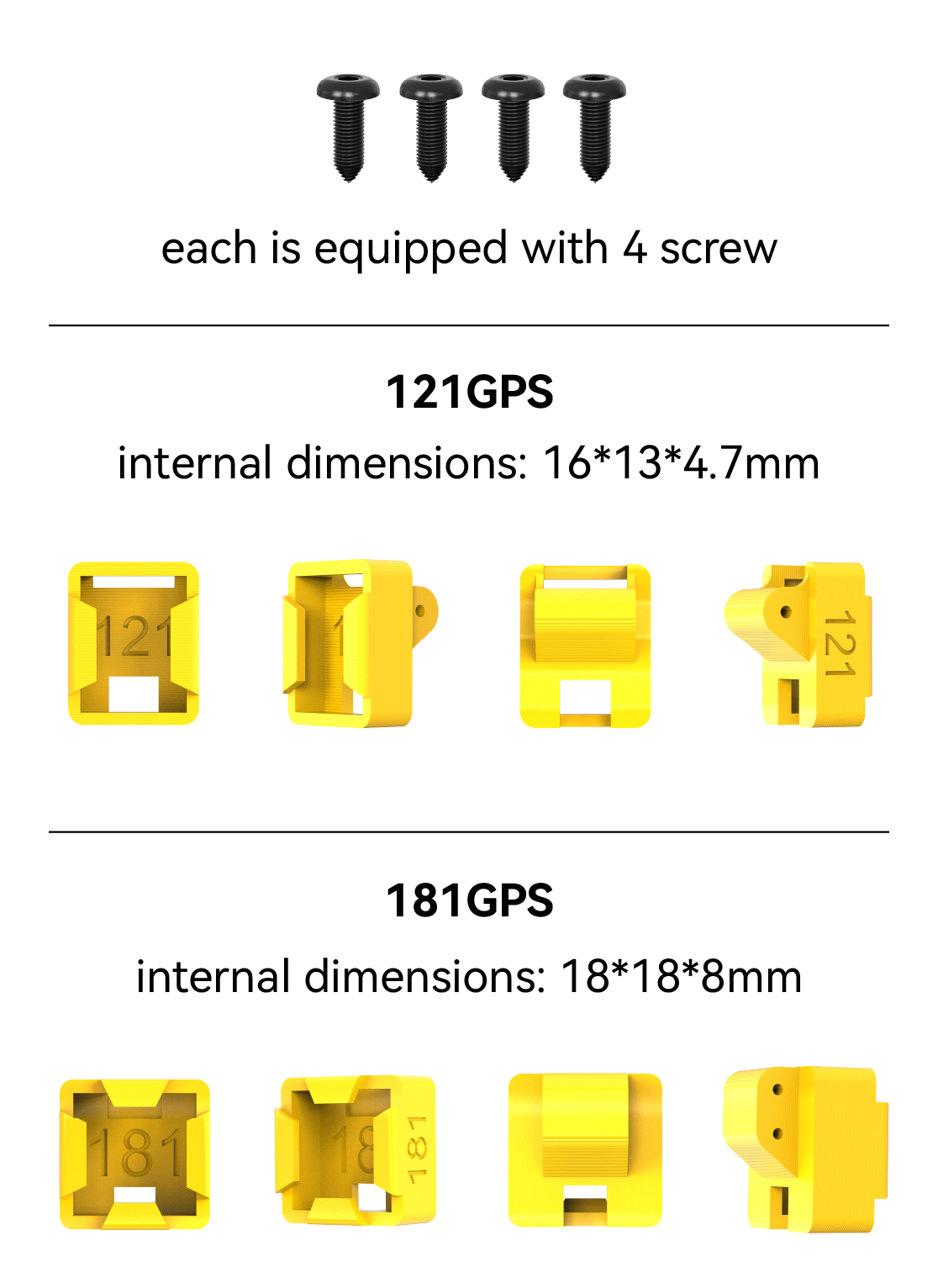 GPS 3DTPU Mount