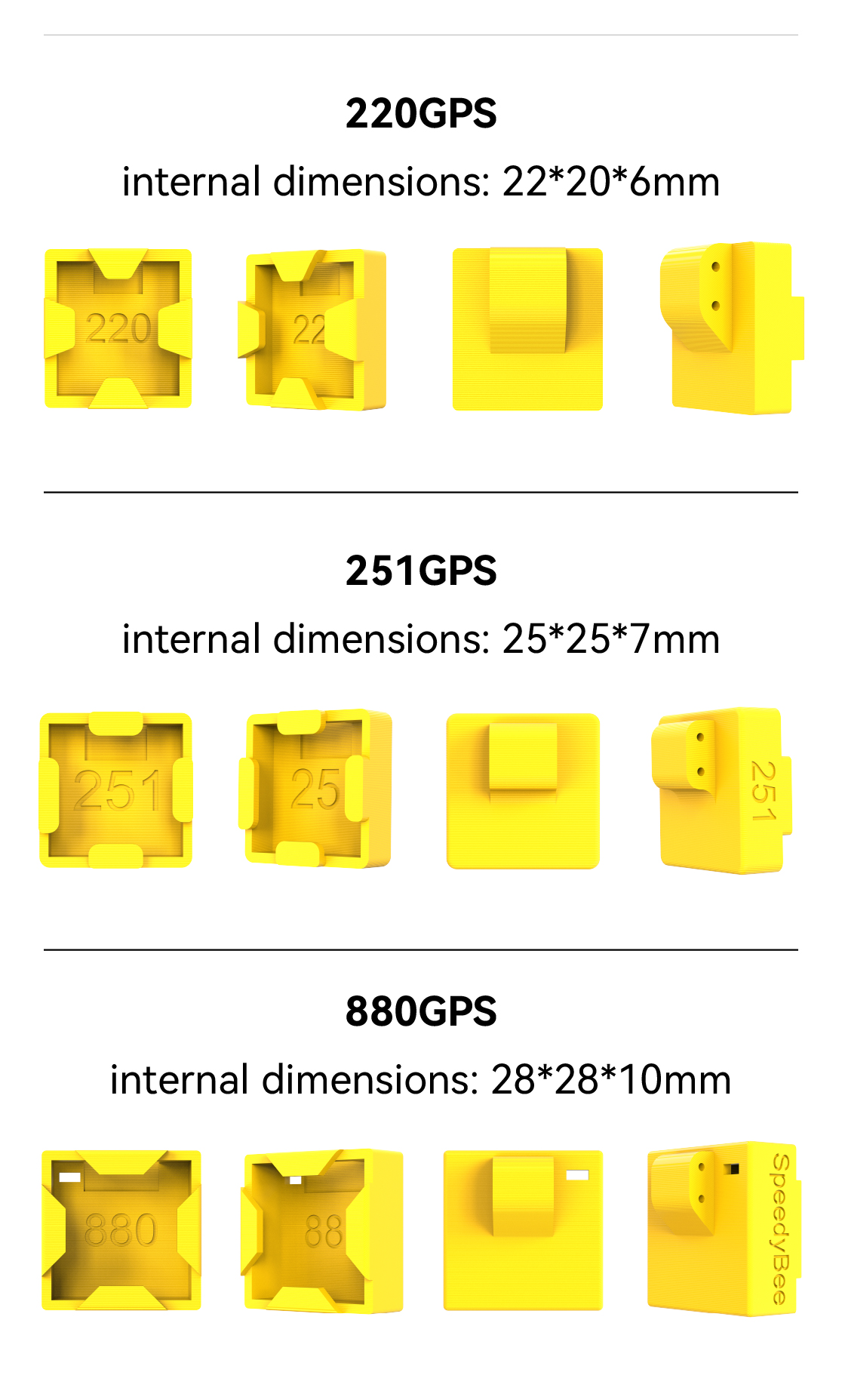 GPS 3DTPU Mount