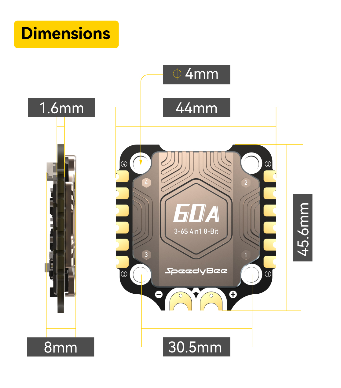 SpeedyBee F405 BLS 60A ESC