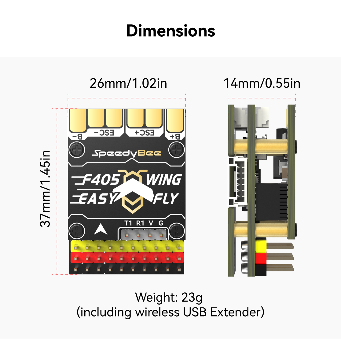 SpeedyBee F405 Wing Mini Easy fly