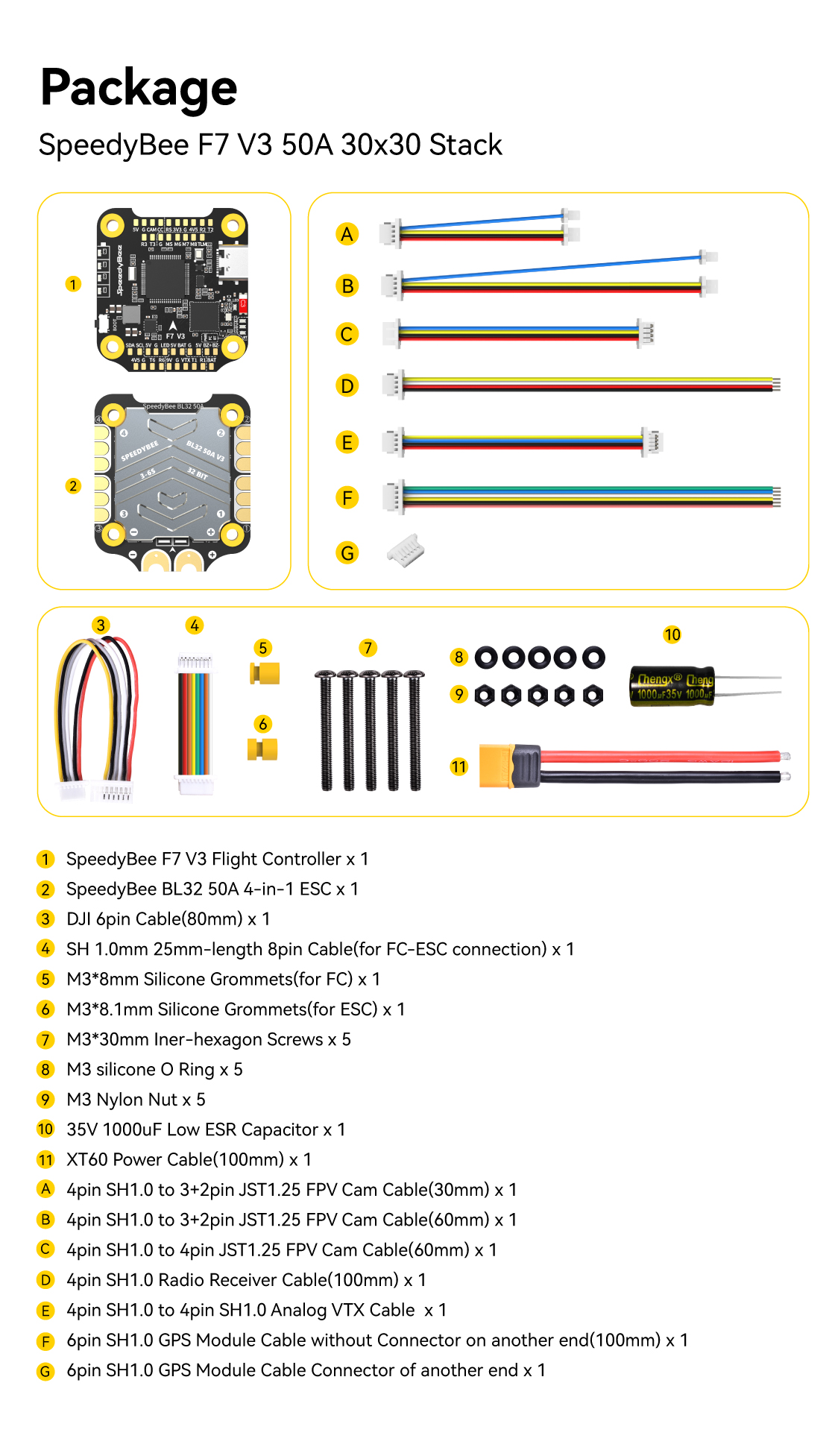 SpeedyBee F7V3 STACK